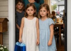 At My Sister’s Door, She Looked at My Kids and Said, “Oh—Today’s Adults Only.” My Husband Looked Past Her Into the Living Room… and Something in Him Shifted.
