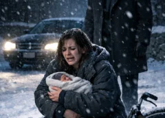 I Was Walking Through the Snow With My Newborn Because My Parents Said We Were Broke. Then My Grandfather Pulled Up and Asked Why