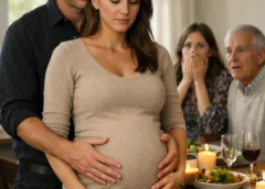 My Husband Brought His Pregnant Mistress to Our Family Dinner and Introduced Her Proudly—But What His Father Said Next Left the Entire Room in Silence