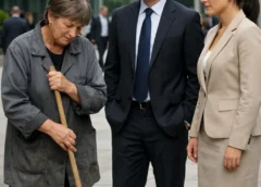 “He Laughed When He Saw Me Sweeping Outside His Office Tower—But Thirty Minutes Later, He Learned Who Owned It All”