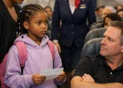 “He Stole a 10-Year-Old Girl’s First-Class Seat—But What He Said When He Got Caught Left the Entire Plane in Silence”