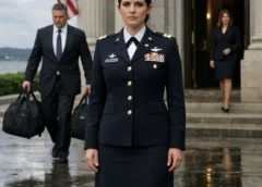 THEY THREW THE MARINE CAPTAIN OUT AFTER THE ADMIRAL’S FUNERAL—CERTAIN THE WILL LEFT HER WITH NOTHING… UNTIL ONE QUESTION CHANGED EVERYTHING