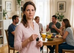 “So tell me, Nóra… is the borscht at least edible today?” Gábor snapped his fingers and leaned back in his chair.