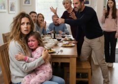 **My Husband Slapped Me for Taking Our 104°F Daughter to the ER Instead of Serving His Mother’s Guests—Then One Phone Call Exposed Every Secret He’d Buried**