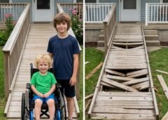 My 12-Year-Old Built a Ramp for a Boy in a Wheelchair—Our Neighbor Destroyed It Until She Learned Who His Family Was