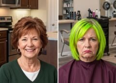 **I Asked for a Soft Auburn Haircut, but the Stylist Turned My Hair Green and Mocked Me, So I Returned the Next Morning With a Surprise**