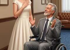**My 32-Year-Old Teacher Married My 67-Year-Old Disabled Father—Then I Overheard One Whisper Behind a Closed Door That Made Me Question Everything**