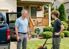 **I Hired a Young Man to Mow My Daughter’s Lawn While She Was Away—Forty Minutes Later, He Called to Say He Could Hear Someone Crying Inside the House, and What We Found Changed Everything**