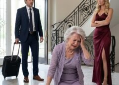 He Came Home Three Days Early And Found His Elderly Mother Crying On The Kitchen Floor While His Mistress Smiled—But His Wife Was Quietly Holding The Secret That Would Destroy Them Both